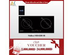 Bếp điện từ 2 vùng nấu kết hợp Malloca MH-02IR SB - Lắp Ráp Tại Việt Nam